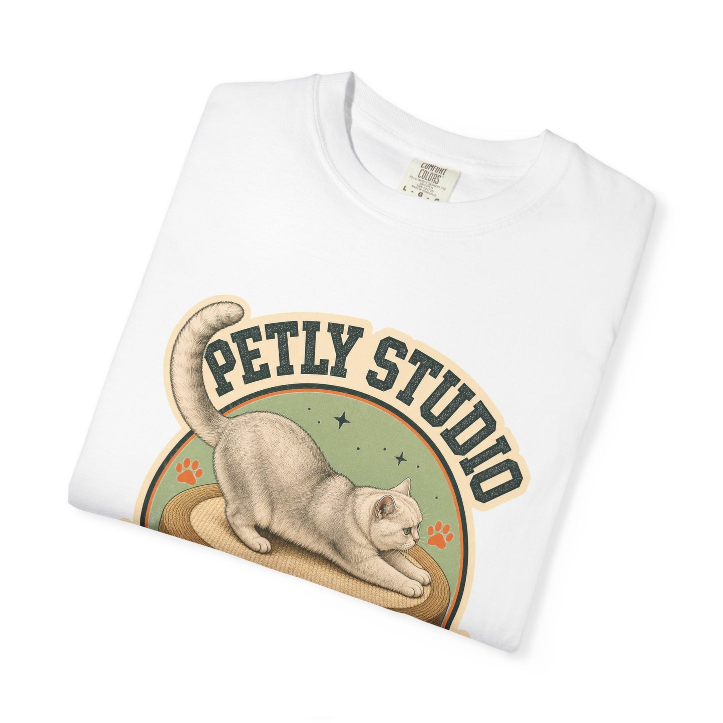 Petty Studio “Chief Scratch Officer” T-shirt — Vintage Cat Graphic Tee