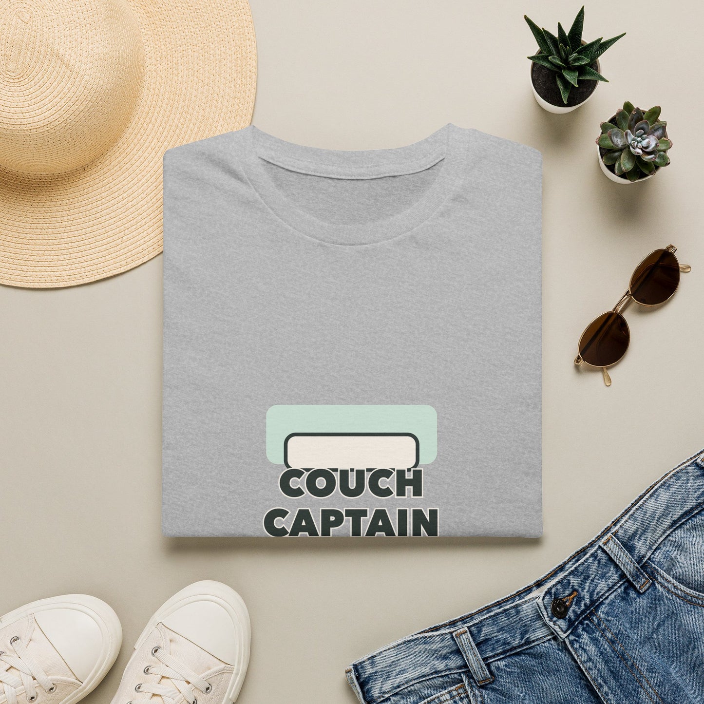 Couch Captain Unisex Tee - US Fulfilled