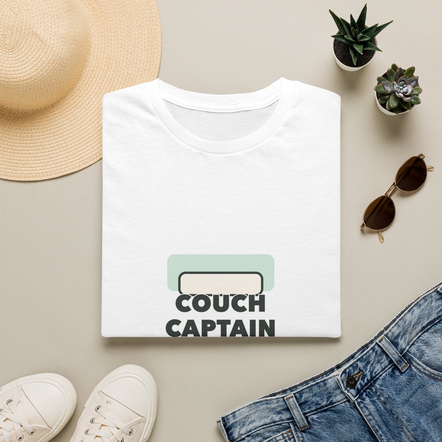 Couch Captain Unisex Tee - US Fulfilled