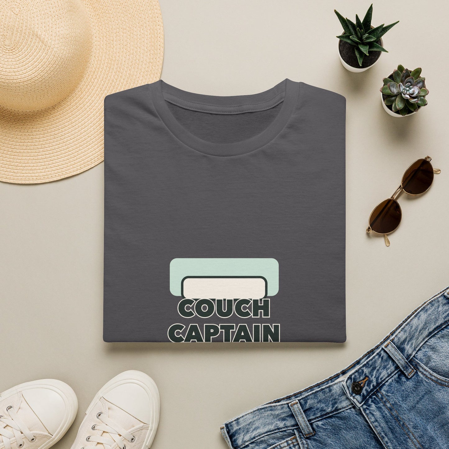 Couch Captain Unisex Tee - US Fulfilled