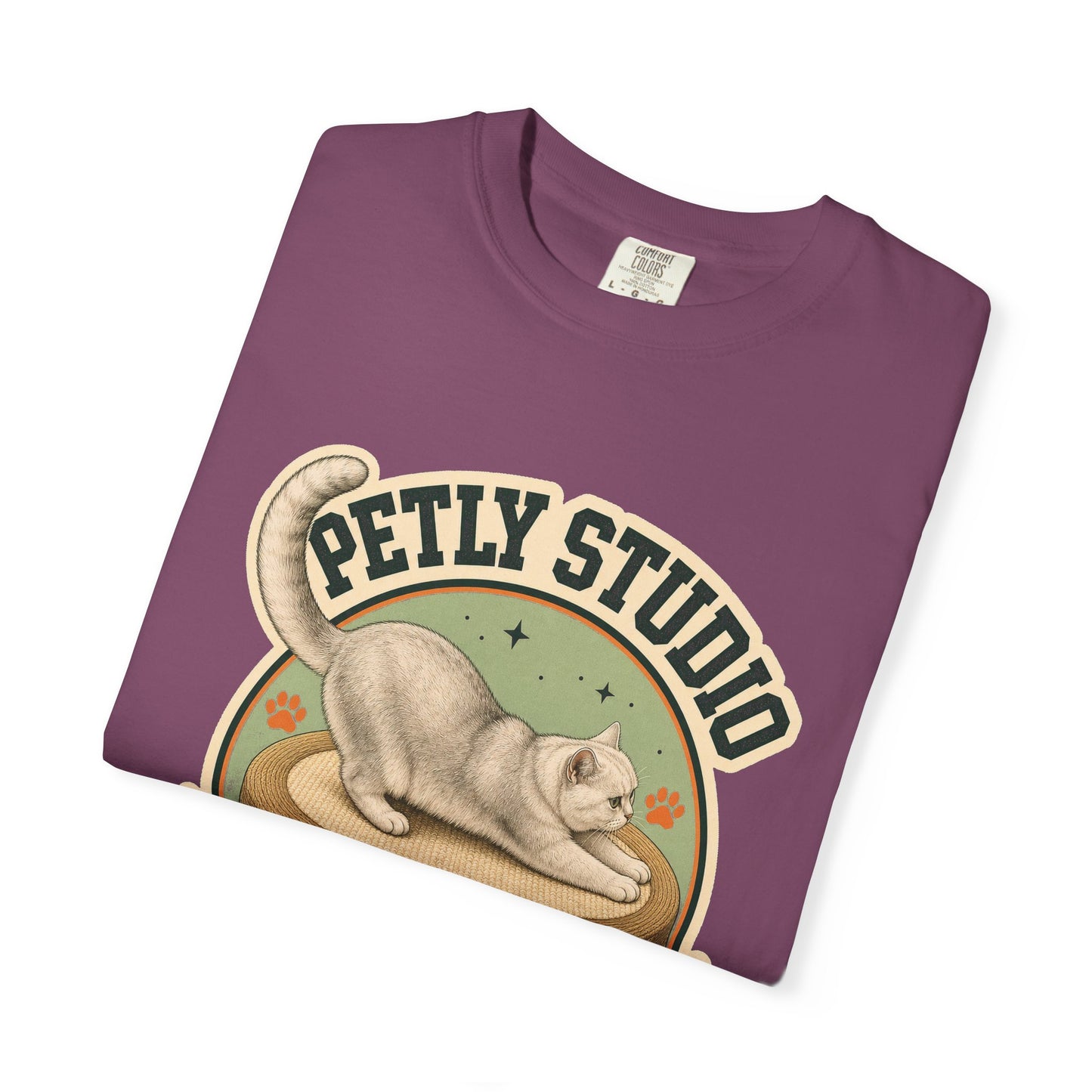 Petty Studio “Chief Scratch Officer” T-shirt — Vintage Cat Graphic Tee