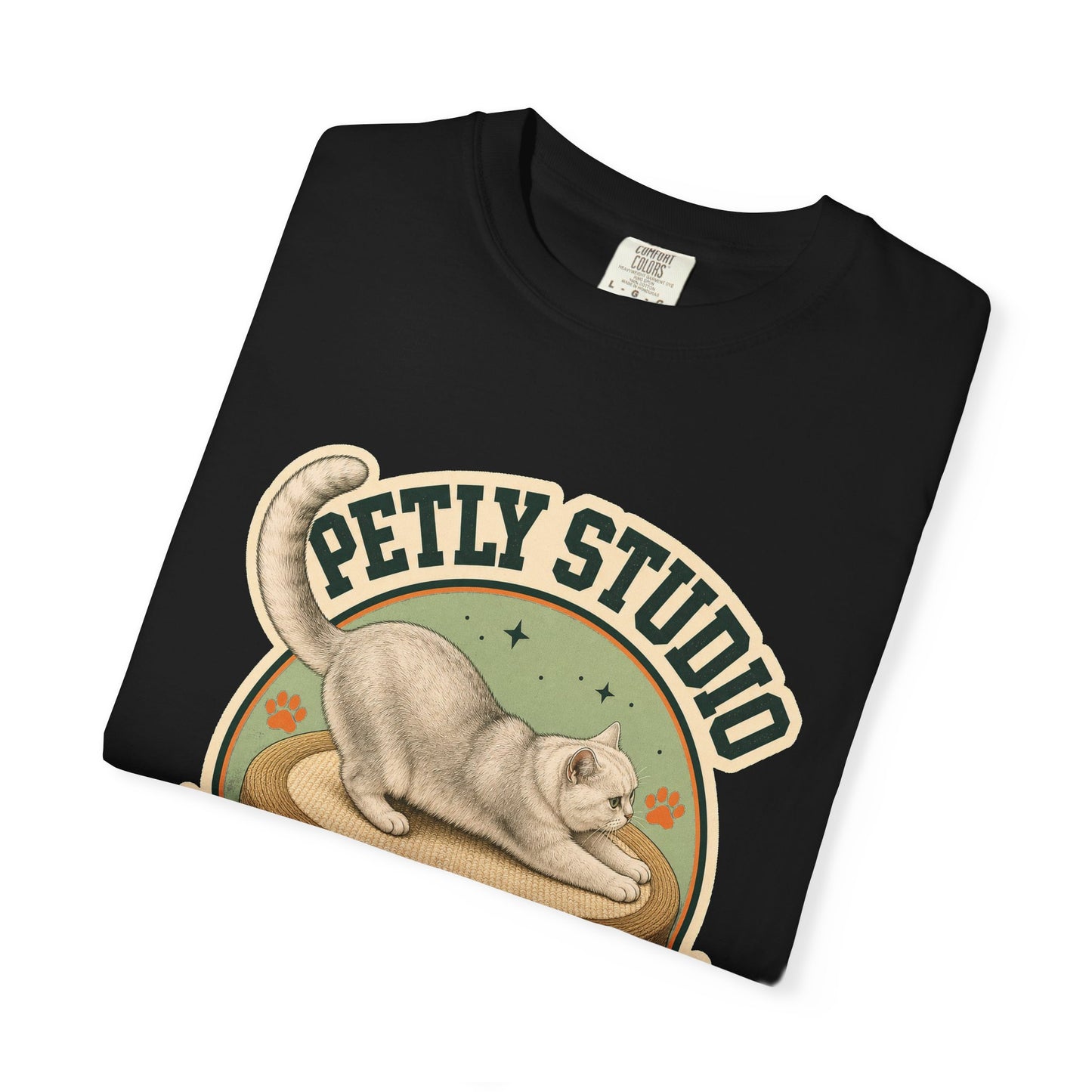 Petty Studio “Chief Scratch Officer” T-shirt — Vintage Cat Graphic Tee
