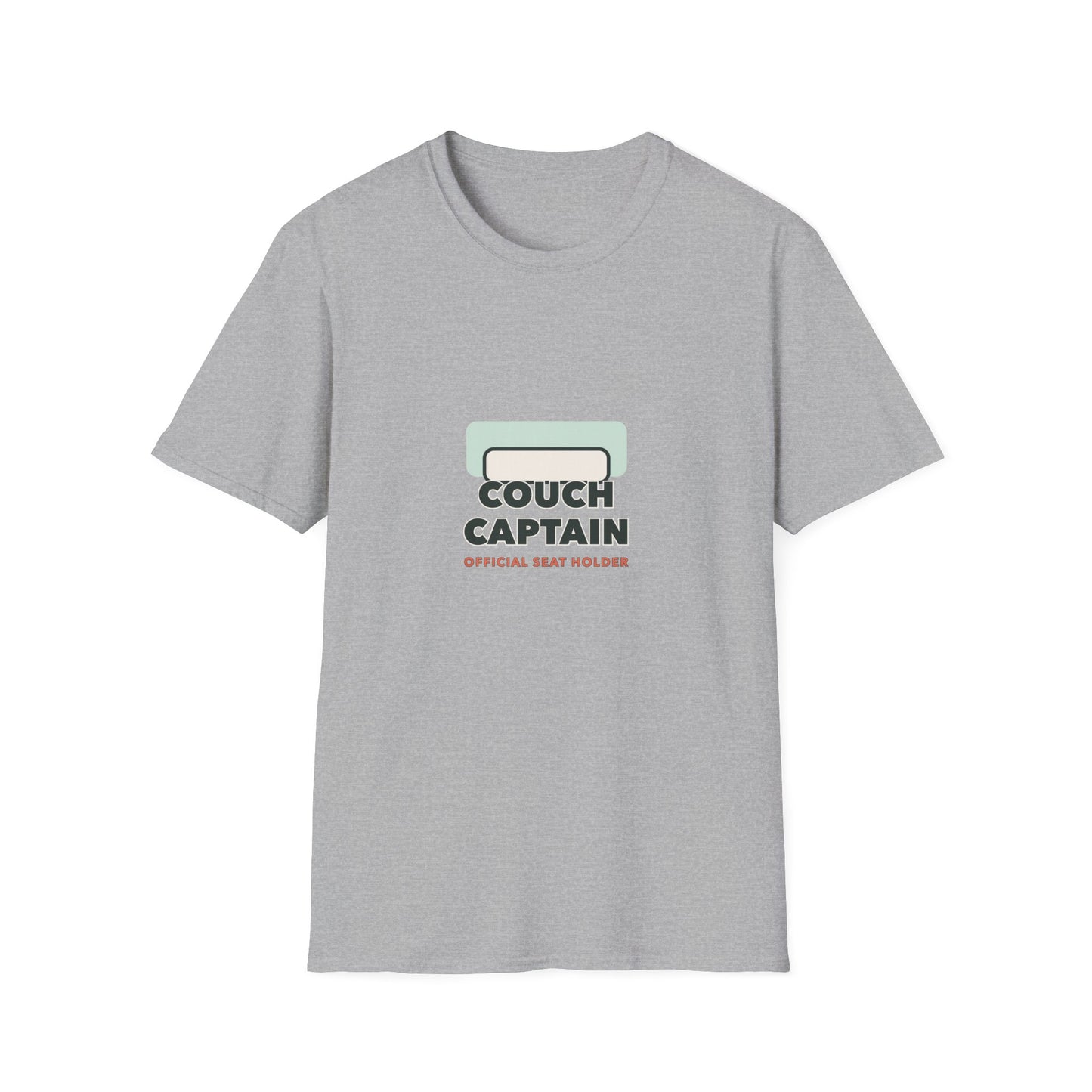 Couch Captain Unisex Tee - US Fulfilled