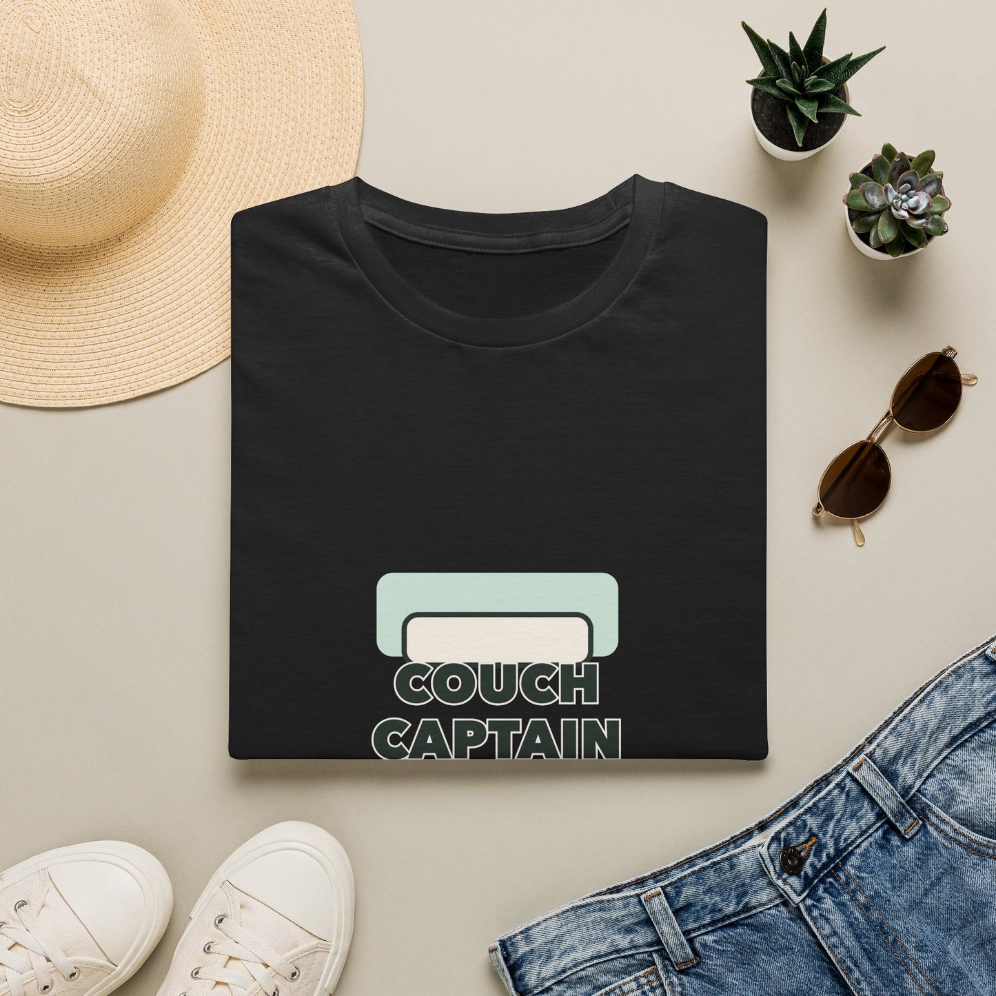 Couch Captain Unisex Tee - US Fulfilled